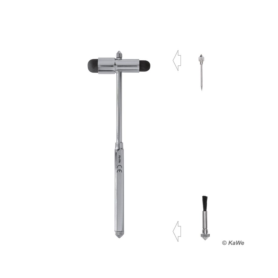 neurologischer Reflexhammer nach Buck mit Metallgriff